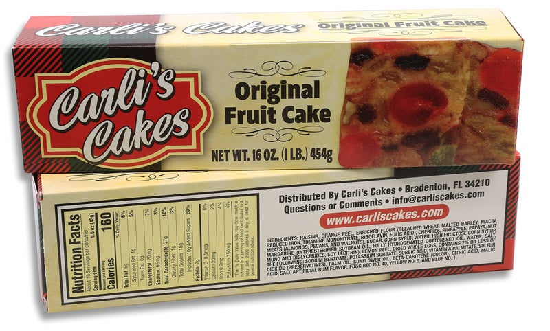 Fruitcake - Made From The Finest Fruits and Nuts - Individually Wrapped For Freshness - 3-1lb Fruit Cake - By Carli's Cakes - Image 4