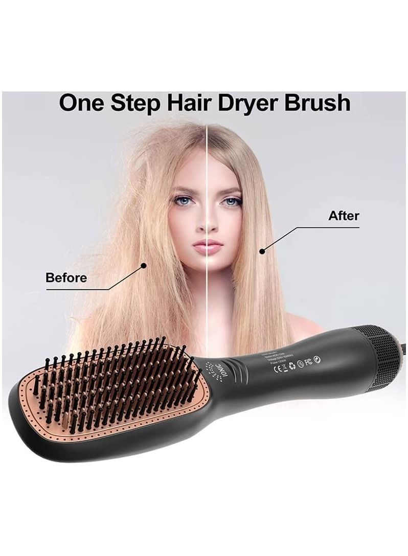 Hair Dryer Brush 3 in 1 Hot Air Brushes Blow Dryer Brush Hair Comb One Step Electric Hair Brushes Hair Straightener - Image 3