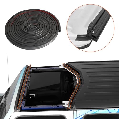 Hooke Road Hardtop Seal Kit Weatherstrip Soundproof Rubber Sealing Strips for 20072026 Jeep Wrangler JK JL Unlimited 4Door Hardtop 20202026 Jeep Gladiator JT - Image 3