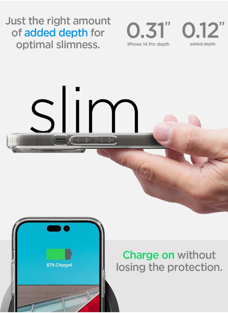 Spigen Ultra Hybrid iPhone 14 Pro Case Cover - Frost Clear  - Image 3