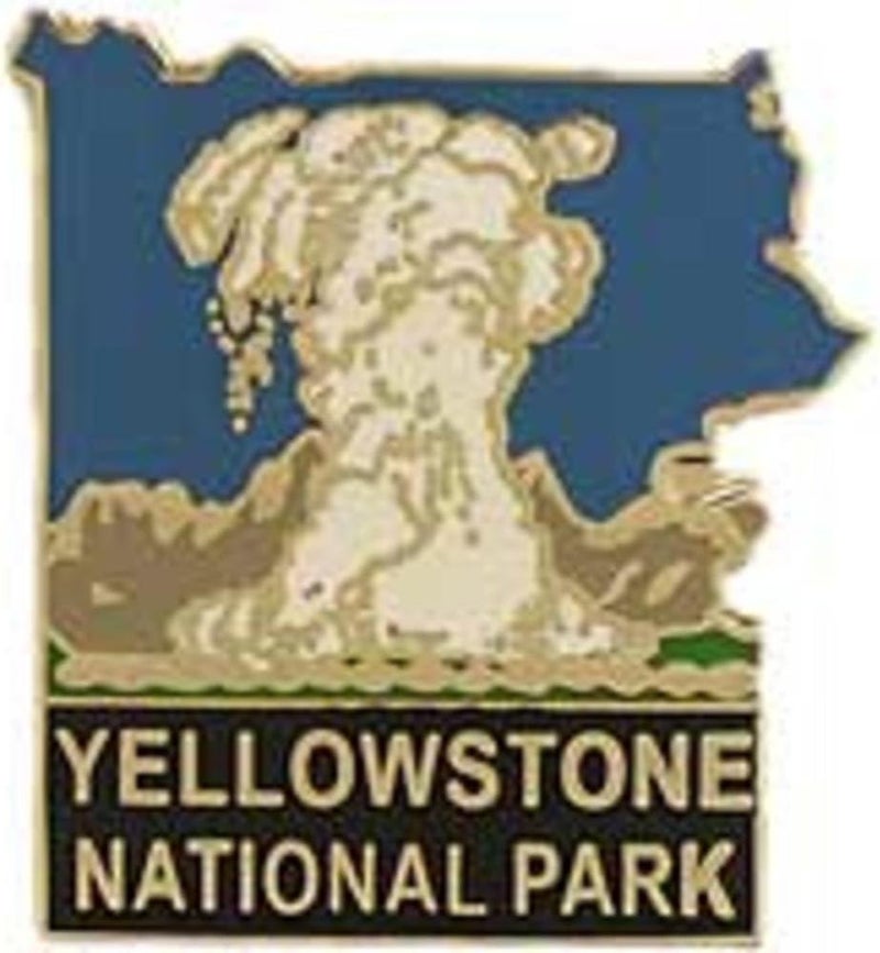 Yellowstone National Park Old Faithful Pin 1