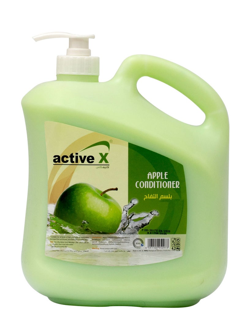 Active بلسم الشعر ActiveX 4.2 لتر - تفاح