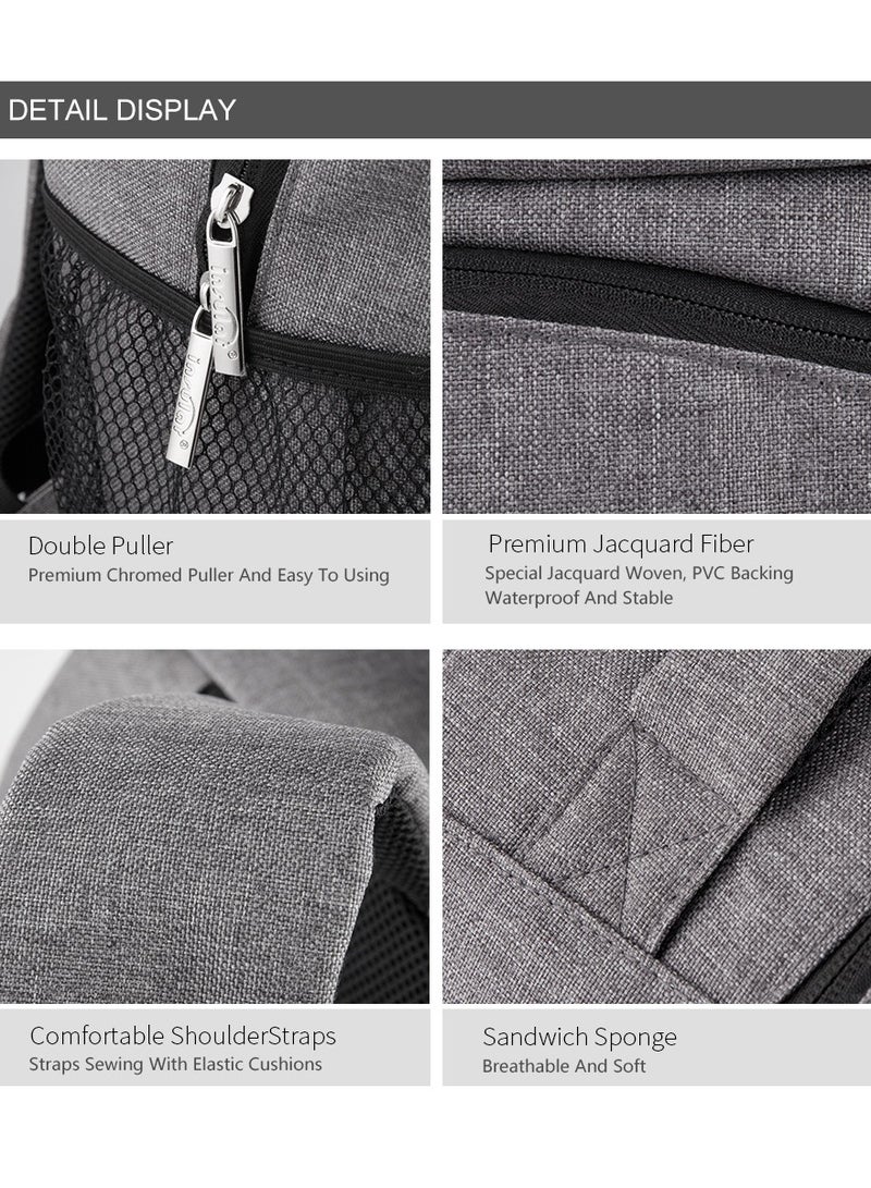 انسولار ماء النايلون حقيبة متعددة الوظائف حقيبة الأم قدرة كبيرة تحمل حقيبة الأم والطفل في انتظار الولادة حقيبة حقيبة الأم عبر الحدود - Image 2