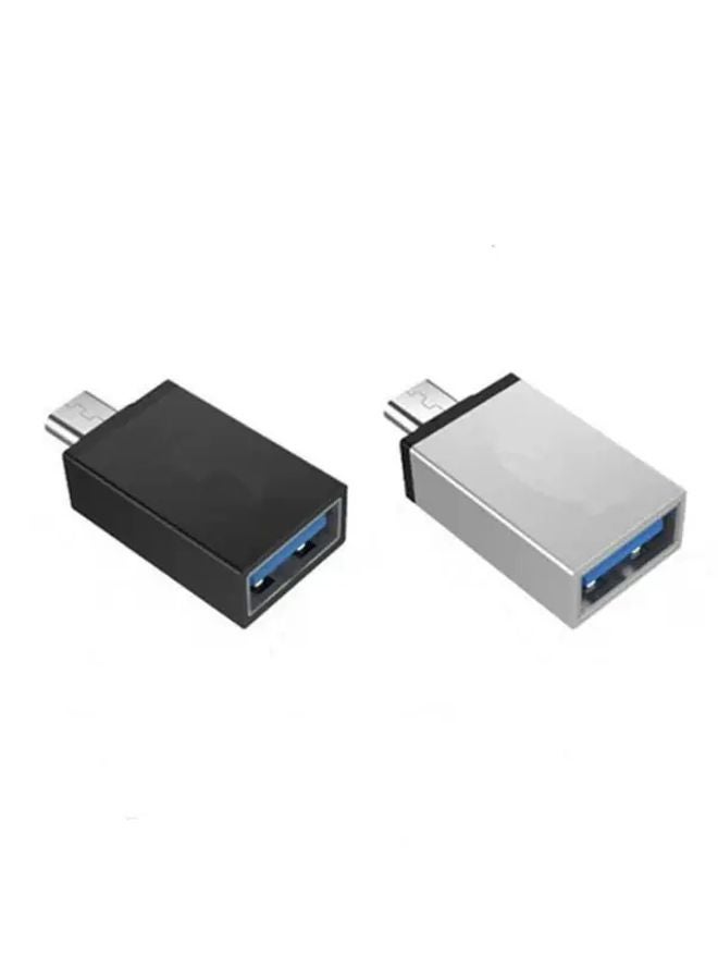 Micro USB Male To USB 3 0 Female OTG Adapter 1 PC Random Color For Mouse Keyboard - Image 1