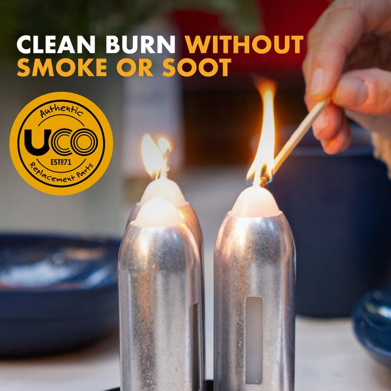 UCO 15-Hour White Candles for UCO Candle Lanterns, Long-Burning Candles for Outdoor, Camping, Prepping Supplies and Emergency Preparedness 9-Pack - Image 5