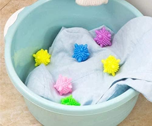 TP INCORP Laundry Scrubbing Balls Washer Balls Reusable TangleFree EcoFriendly Solid Colorful Laundry Washing Balls Enhance Your Machine Cleaning PowerPack of 10 - Image 3