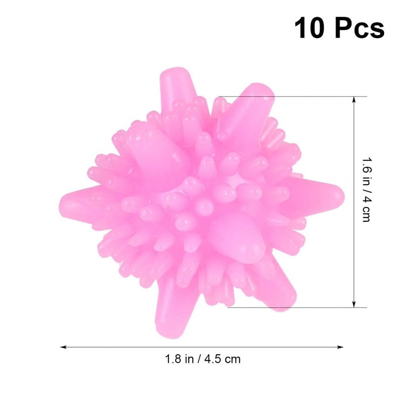 TP INCORP Laundry Scrubbing Balls Washer Balls Reusable TangleFree EcoFriendly Solid Colorful Laundry Washing Balls Enhance Your Machine Cleaning PowerPack of 10 - Image 4