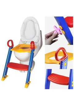 DRAMA HOME Portable Folding Trainer Toilet Potty Training Ladder Chair For Children  - Image 3