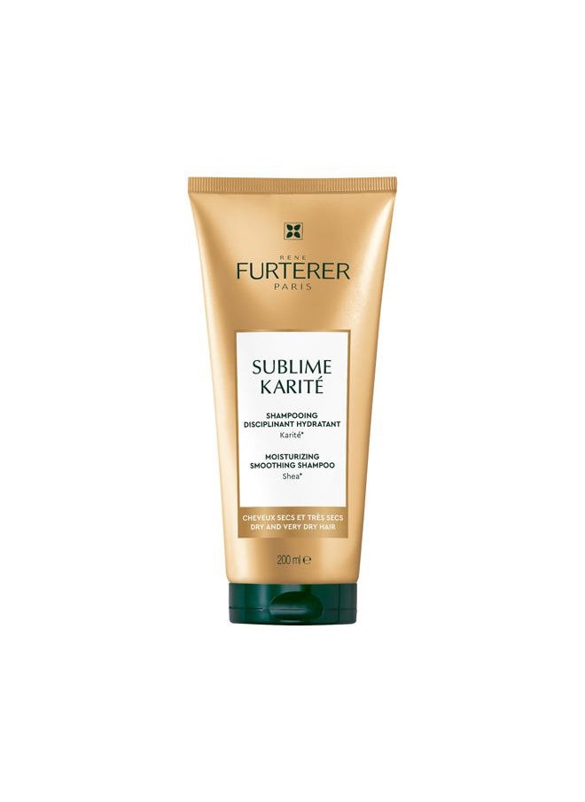 René Furterer - Sublime Karité Moisturizing Smoothing Shampoo - Shea butter, Ylang-Ylang Essential Oil & Ceramides 6.7 fl oz. - Image 1