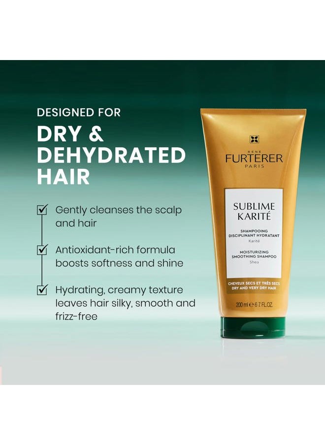 René Furterer - Sublime Karité Moisturizing Smoothing Shampoo - Shea butter, Ylang-Ylang Essential Oil & Ceramides 6.7 fl oz. - Image 1