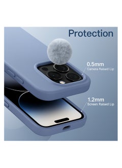 Protect PROTECT iPhone 15 Pro Max Silicon Phone Case, MagSafe, Protective, Anti-Scratch, Blue | SMIP15PMBLU  - Image 2