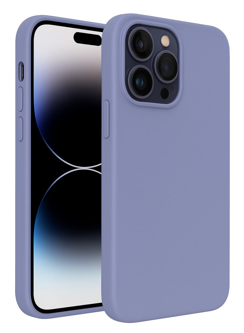 بروتيكت غطاء حماية سيليكون لهاتف iPhone 15 Pro Max مع MagSafe – مقاوم للخدوش والصدمات – أزرق شتوي | SMIP15PMBLU - Image 1