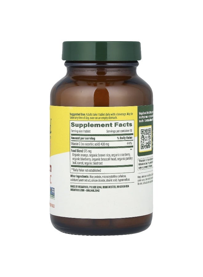 MegaFood, Ultra C, 400 mg, 60 Tablets (Packaging may vary) - Image 2