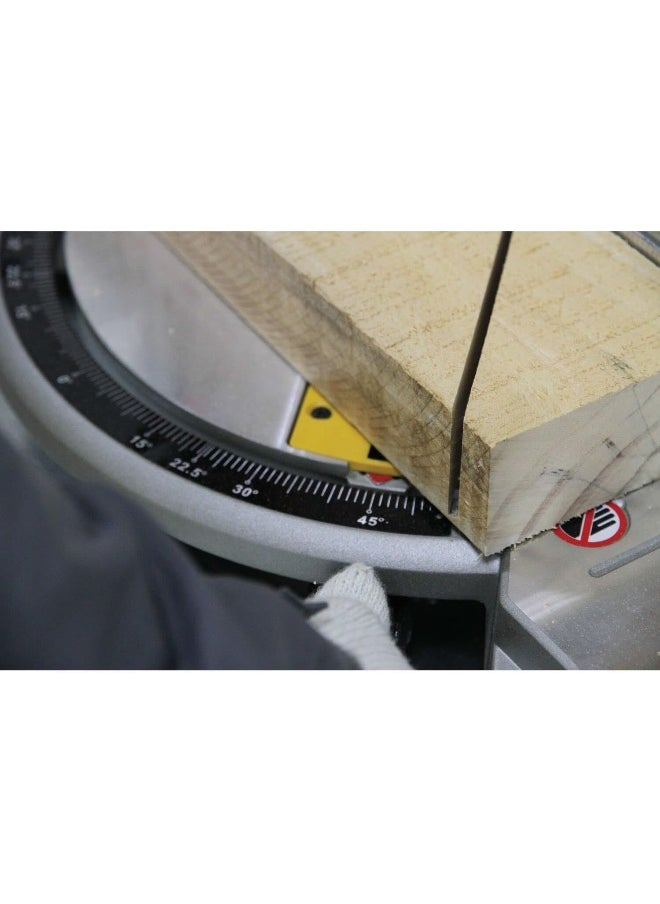 DEWALT Dewalt Dw714-B5- 250Mm 1650W Non Slide Compound Mitre Saw Good For Wood And Aluminum. With Blade  Yellow Black  - Image 3