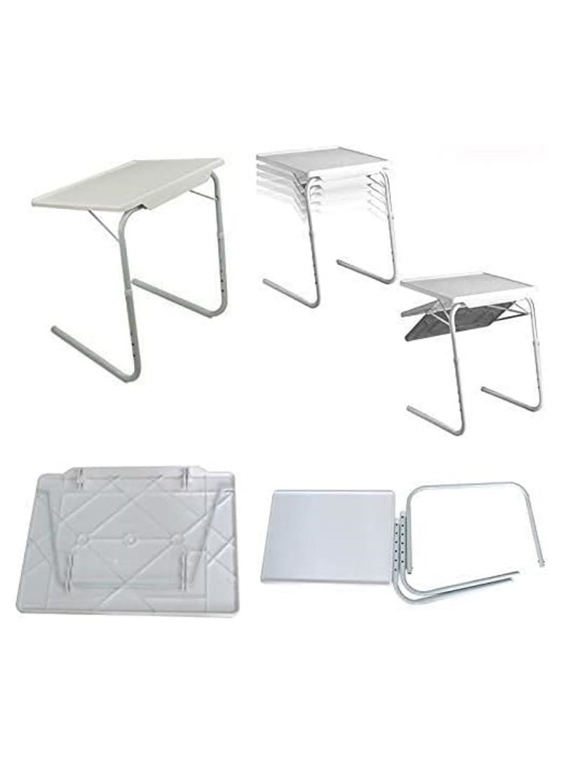 Folding Adjustable Table Mat white - Image 3