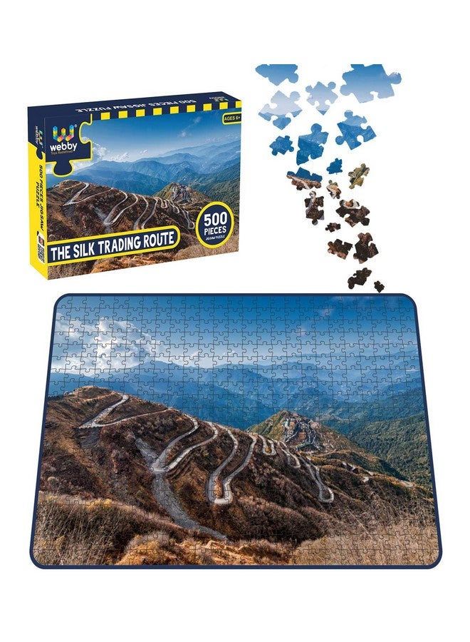 Webby The Silk Trading Route Jigsaw Puzzle, 500 Pieces - Image 3