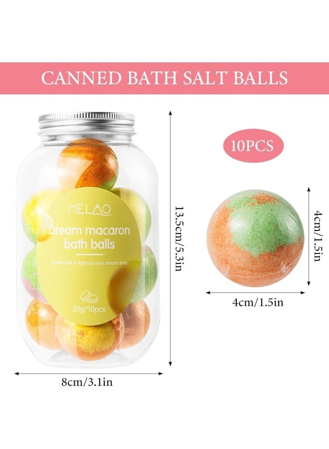 MELAO "Bath Bombs for Children, 10 x Surprise Bath Balls, Natural Organic Foaming Bath Bombs, Children's Bubble Bath, Christmas Birthday Gift for Boys and Girls (Yellow) " - Image 2