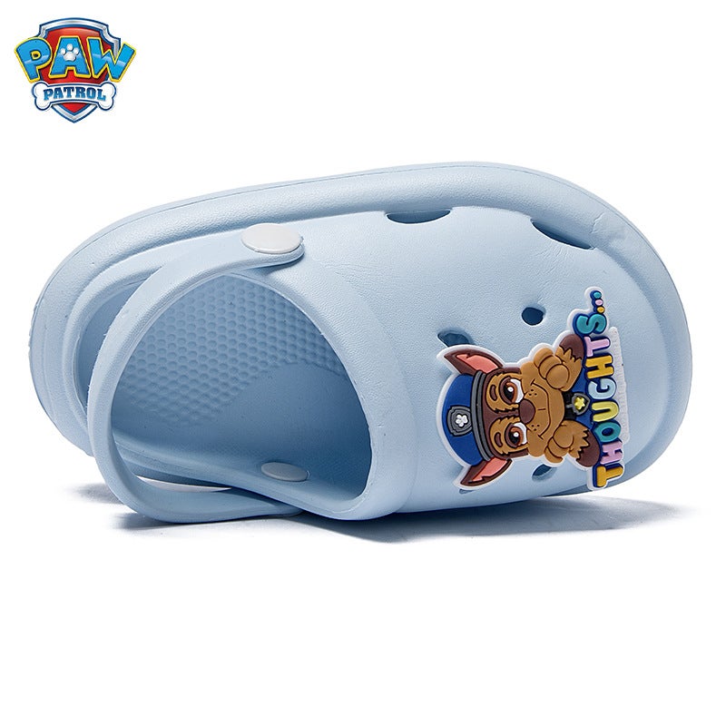[70% discount] Wang Wang team children's slippers summer baby home cute children's cartoon hole shoes soft light - Image 4