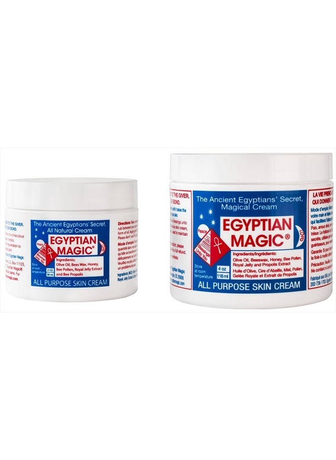 EGYPTIAN MAGIC All Purpose Skin Cream | Natural Healing for Skin, Hair, Anti Aging, Stretch Marks, Cellulite, Irritations, and more | 100% Natural Ingredients | 6oz Bundle (4oz + 2oz)  - Image 3