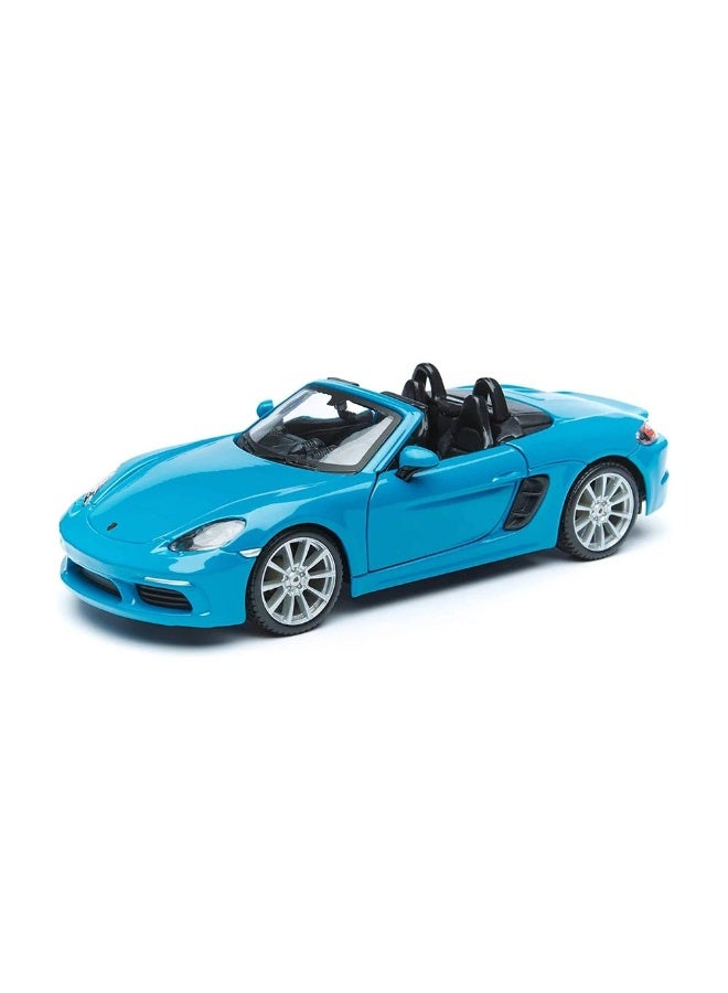 Bburago Porsche 718 Boxster Die-cast Car (1:24, Blue) - Image 3