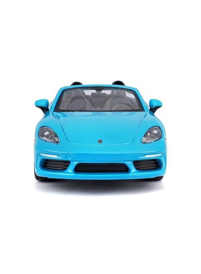 Bburago Porsche 718 Boxster Die-cast Car (1:24, Blue) - Image 2