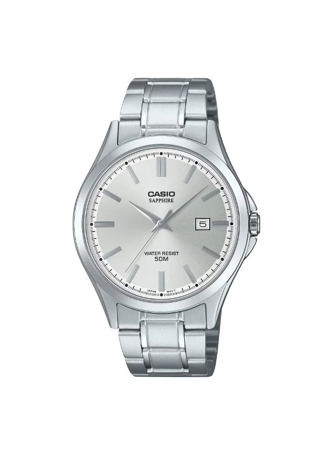 CASIO Men's Stainless Steel Analog Watch MTS-115D-7AVDF - 41.3 mm