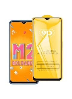 HuHa Screen Protector For Xiaomi Poco M2 Reloaded 9D Full Glue Full Screen Tempered Glass Film 