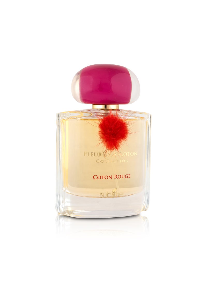 Sublime Fleur De Cotton Collection, Cotton Rouge, Eau De Parfum for Women - 100ml | Fruity, Floral, and Sweet Fragrance - Image 2