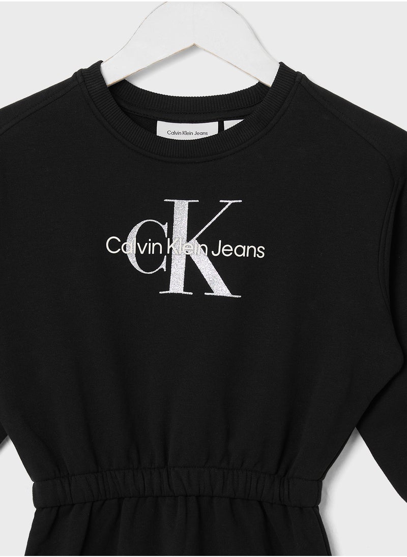 Calvin Klein Jeans Youth Graphic Logo Dress  - Image 3