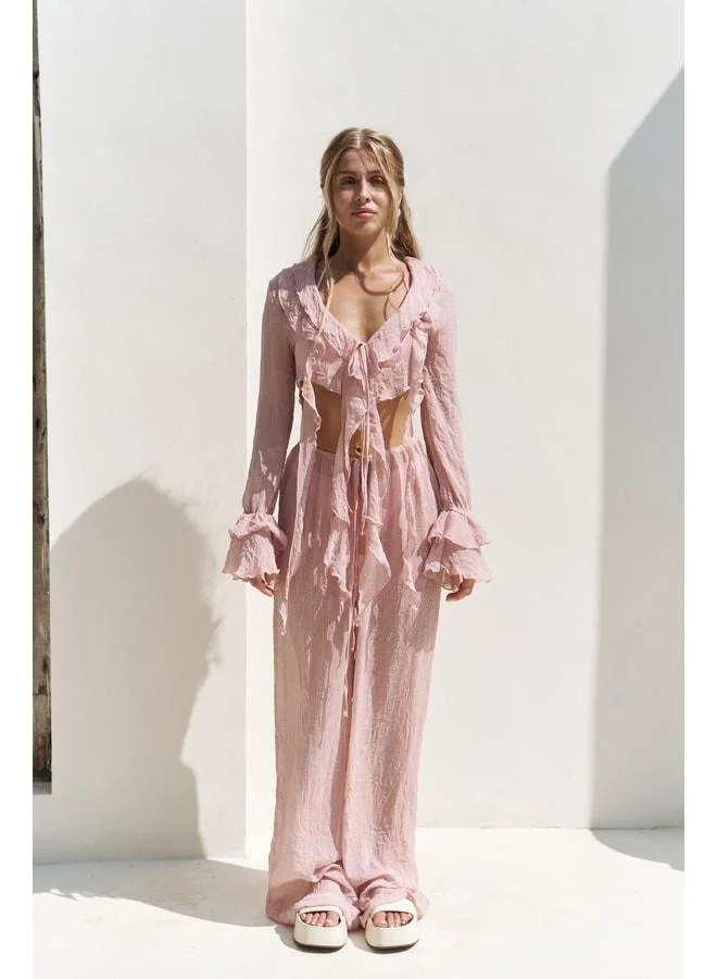 Bohemai Olivia Pink Shirt & Pants Set