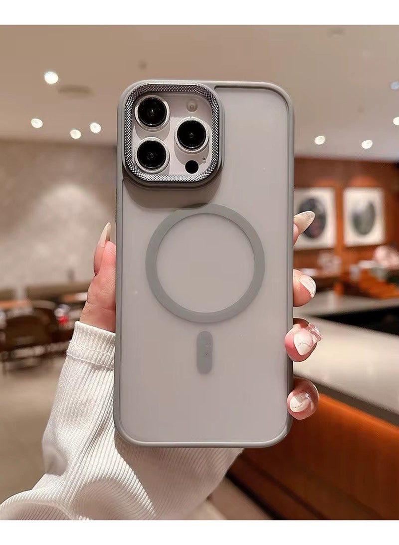 Denx Magnetic Case for iPhone 11 [Shockproof & Slim] Matte Hard Back Cover with high-Grade Protection | Natural Titanium - Image 1