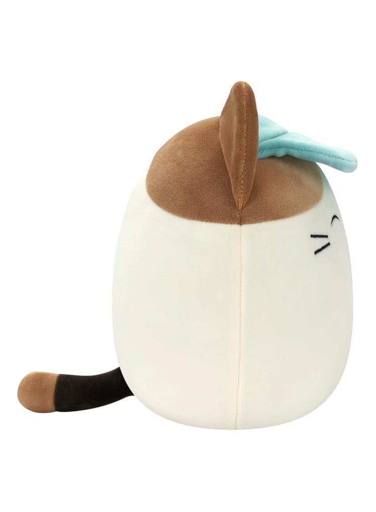 Squishmallows Squishmallow 7.5" Cam the Cat with Hat – Official Kellytoy Plush | Super Soft Collectible Stuffed Animal | Cute Kawaii Cat Toy for Kids, Girls & Boys | Huggable Pillow for Travel, Gift & Cuddles  - Image 3
