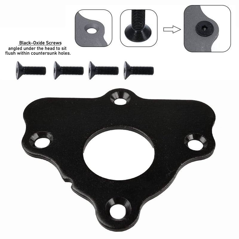 koxuyim Camshaft Retainer Plate Gasket Compatible with LS Series Engines, &Bolt Kit ARP 134-1003 Gen III IV V for GM LS1 LS2 LS3 4.8 5.3L 6.0L 6.2L Vortec Corvette Cam - Image 2