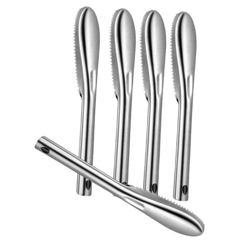 Stainless Steel Fish Scaler And Gutting Tool Set With Ergonomic Handle 2 Pack - Image 2