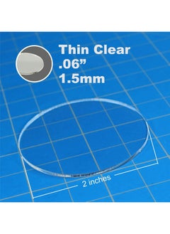 LITKO LITKO Clear Miniature Bases, Circular 2 Inch, 1.5mm Clear (10)  - Image 2