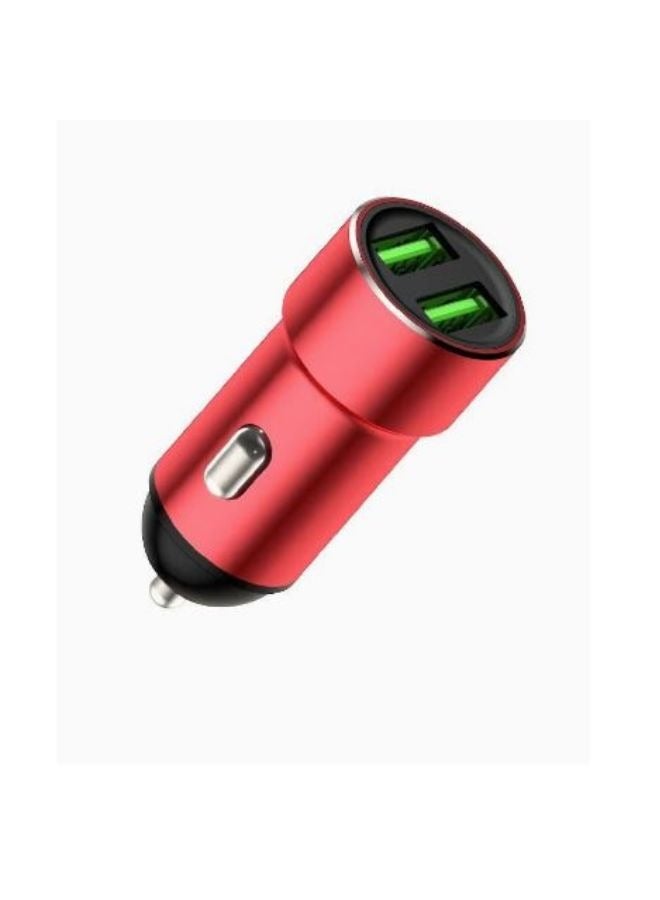 Peston Super Fast Car Charger 3.4A Fast Charge Dual Port USB Car Power Converter Metal Car Charging Head for I Phone HUAWEI XIAO VIVO All Phone Models - Image 2