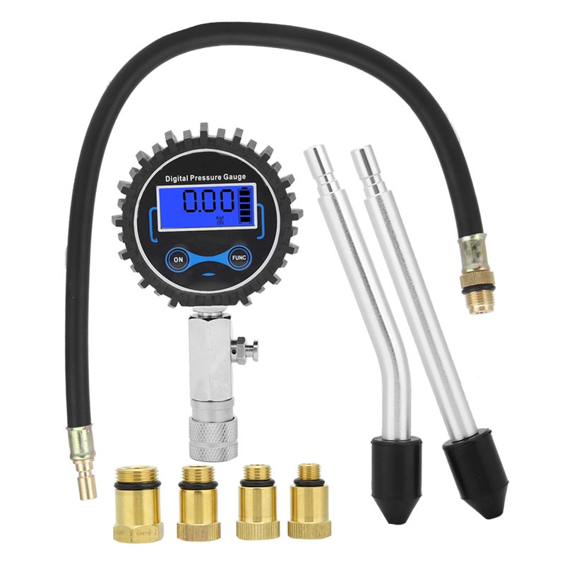 3 ‑300 PSI Engine Cylinder Pressure Detection Digital Gauge Repair Tester Kit - Image 3