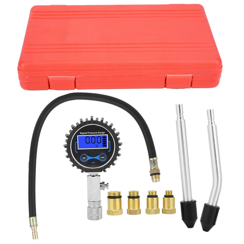 3 ‑300 PSI Engine Cylinder Pressure Detection Digital Gauge Repair Tester Kit - Image 1