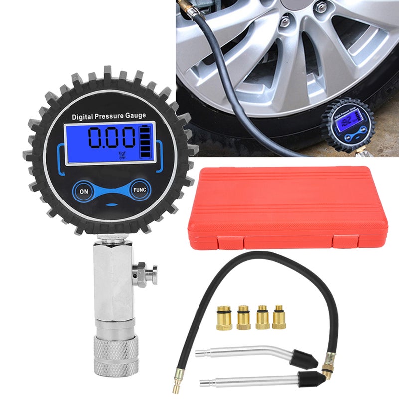 3 ‑300 PSI Engine Cylinder Pressure Detection Digital Gauge Repair Tester Kit - Image 5