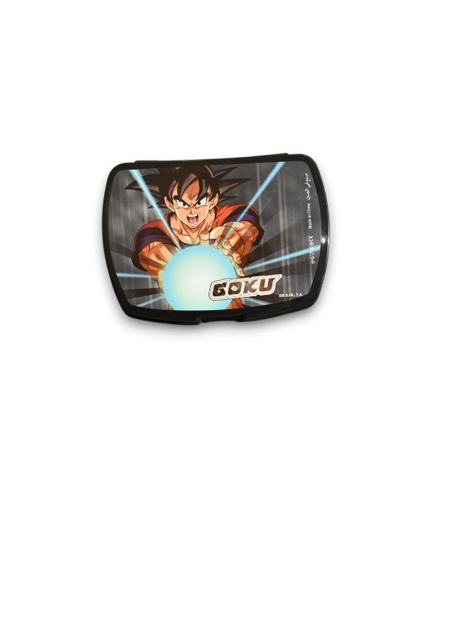 دراجون بول زد حقيبة سفر بعجلات مقاس 18 بوصة، حقيبة غداء، حافظة أقلام، زجاجة مياه، صندوق غداء - Image 5