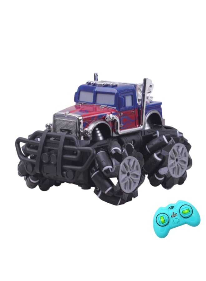 Mini Machines ماكينات ميني ميني R/C روك رينجر شحن USB (أزرق) | مقياس 1.64 | متعدد الاتجاهات | عجلات ميكانوم | العمر 3 سنوات وما فوق - Image 2