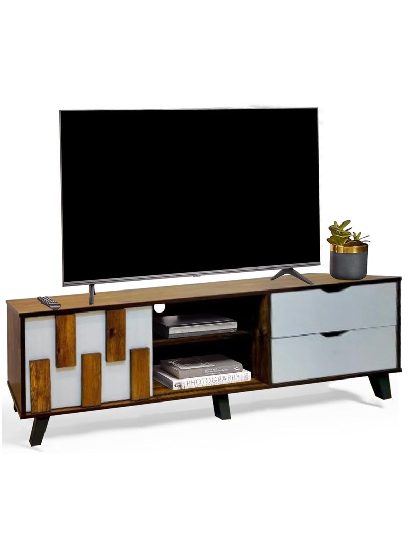 Modern Plasma Table With Shelf 160*50 CM - Image 1