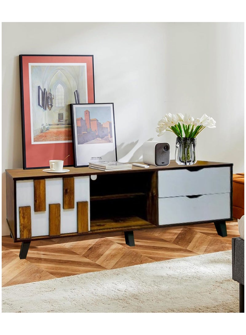 Modern Plasma Table With Shelf 160*50 CM - Image 3