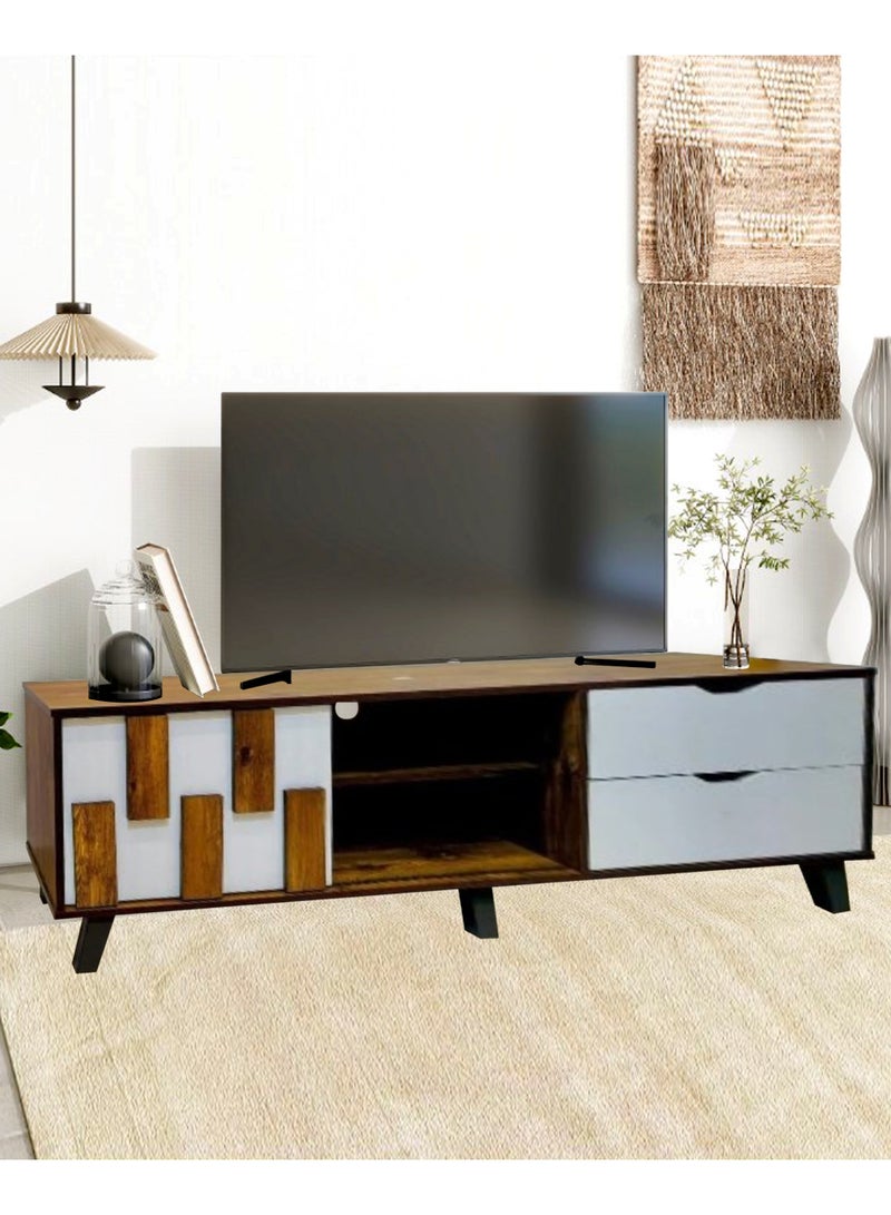 Modern Plasma Table With Shelf 160*50 CM - Image 4