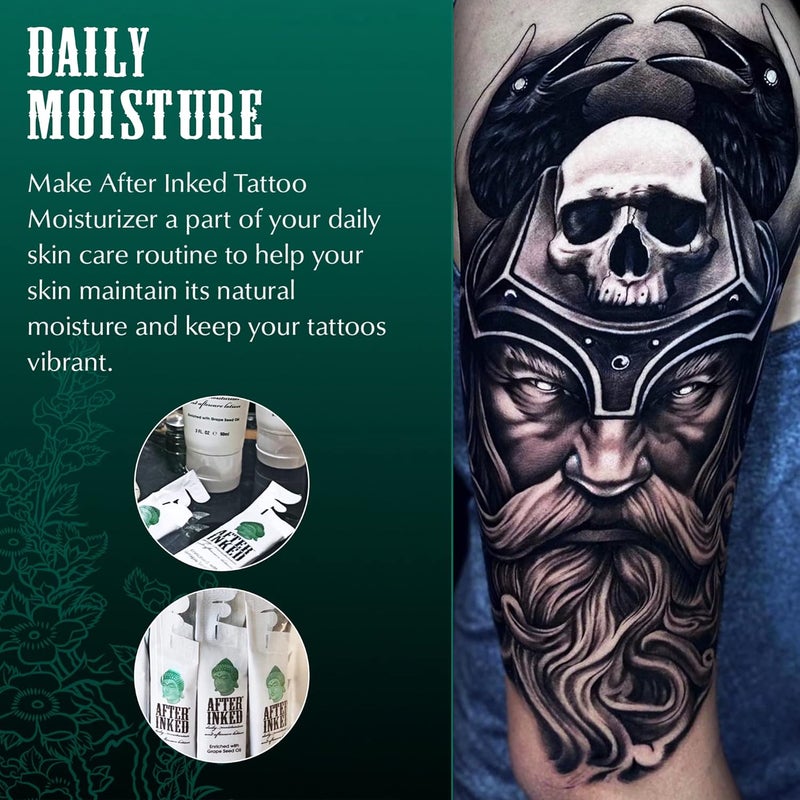After Inked مرطب الوشم بعد الحبر وكريم العناية - عبوات وسادة 50 - Image 3