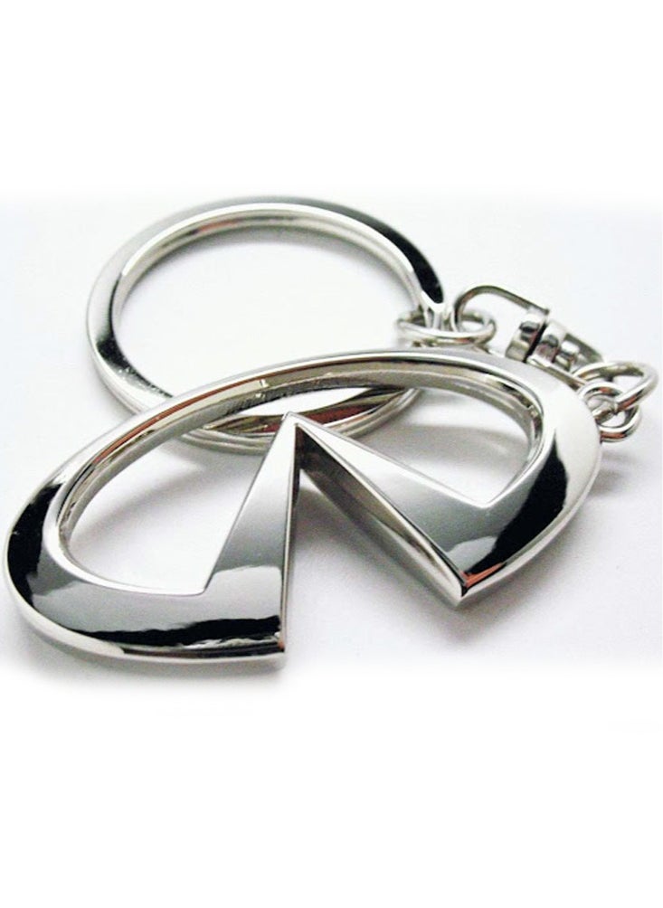 Service Zone Zinc Alloy Metal 3D Logo Keychain For Infiniti  - Image 2