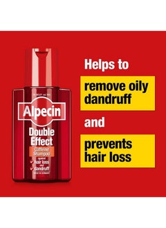 Alpecin Double Effect Anti Dandruff And Natural Hair Growth Shampoo Energizer For Strong Hair Care Red Fresh 200 Ml  - Image 3