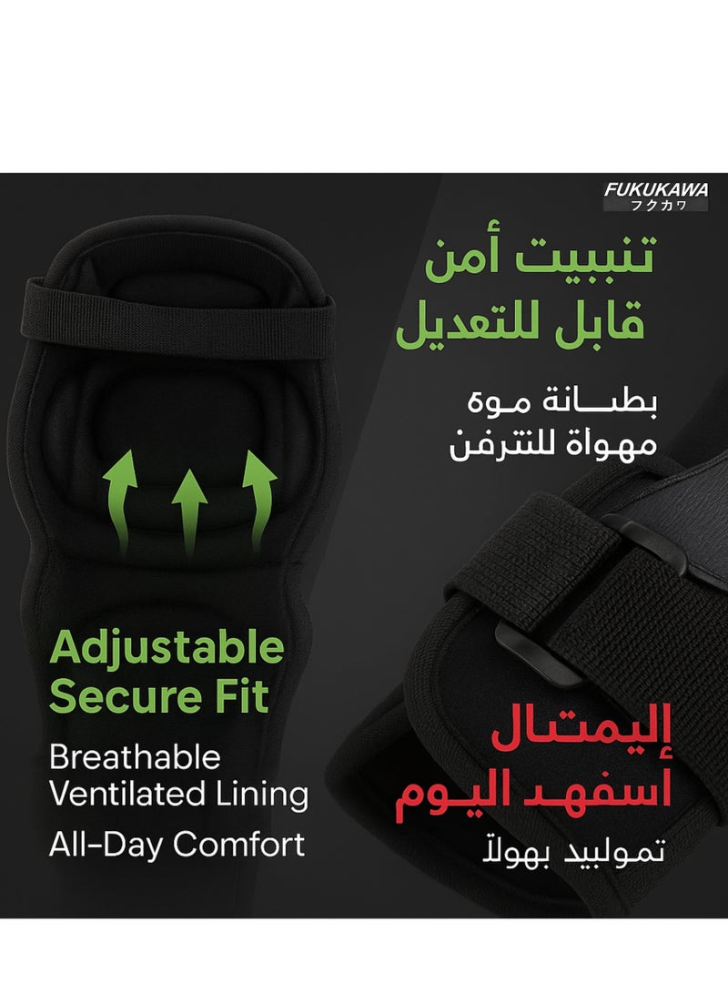 PRO Knee and Elbow Protection Kit 4 Piece Stainless Steel Pads Guards Crash Shockproof Gear for Motocross Dirt Bike ATV Cycling - Image 4