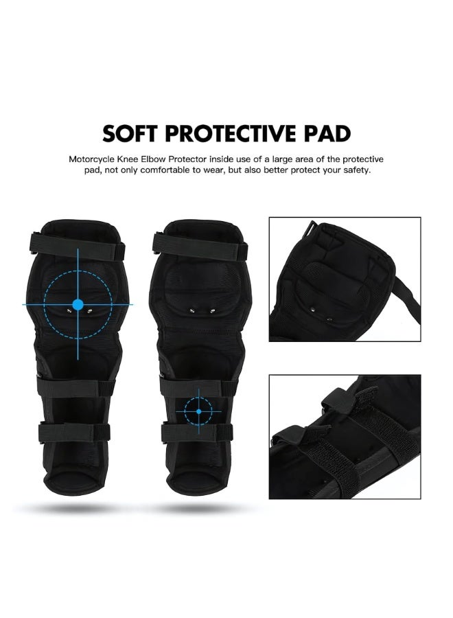 Fukukawa Knee and Elbow Protection Kit 4 Piece Motorcycle Protective Gear Shockproof Pads for Motocross Dirt Bike ATV Cycling - Image 5