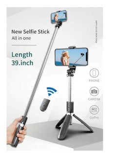 NeePho Selfie Stick, 3 in 1 Extendable Selfie Stick Tripod with Detachable Bluetooth Wireless Remote Phone Holder for iPhone 12/Xs/iPhone 8/iPhone 11/11pro, Galaxy S10/S9 Plus/S8/Note8,  - Image 2